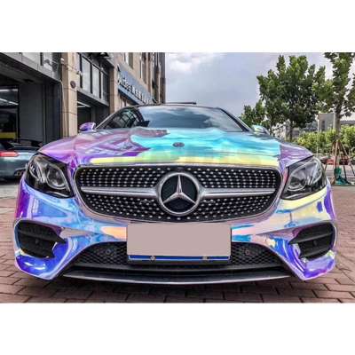 High Glossy Rainbow Sticker Wholesale Auto Graphics Vinyl Wrap Chameleon Car Wrap Foil