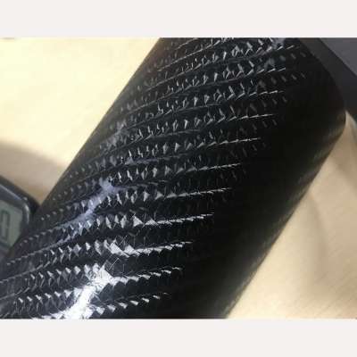 Annhao 1.52*18m Air Bubble Channel Car Exterior Accessories 7D Carbon Fiber Sticker  wrap