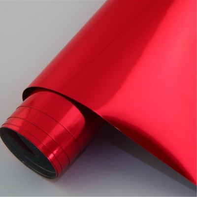 Hot Selling 1.52*18m car sticker Air Bubble Free stretchable mirror chrome  vinyl film car sticker