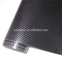 4D Carbon Fiber Vinyl Bubble Free 1.52m*30m