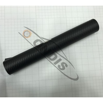 12in 30cm Air Release Silver black 3D Carbon Fiber Car Wrap Vinyl